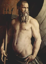 Porträt des Andrea Doria als Neptun